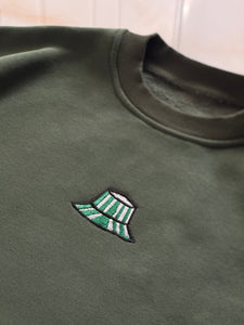 "Urahara Kisuke" Sweater Olive Green