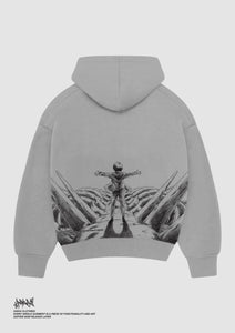 "Freedom" Hoodie (Light Grey)