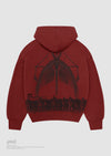 "Rumbling" V2 Hoodie (Dark Red)