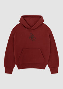 "Rumbling" V2 Hoodie (Dark Red)